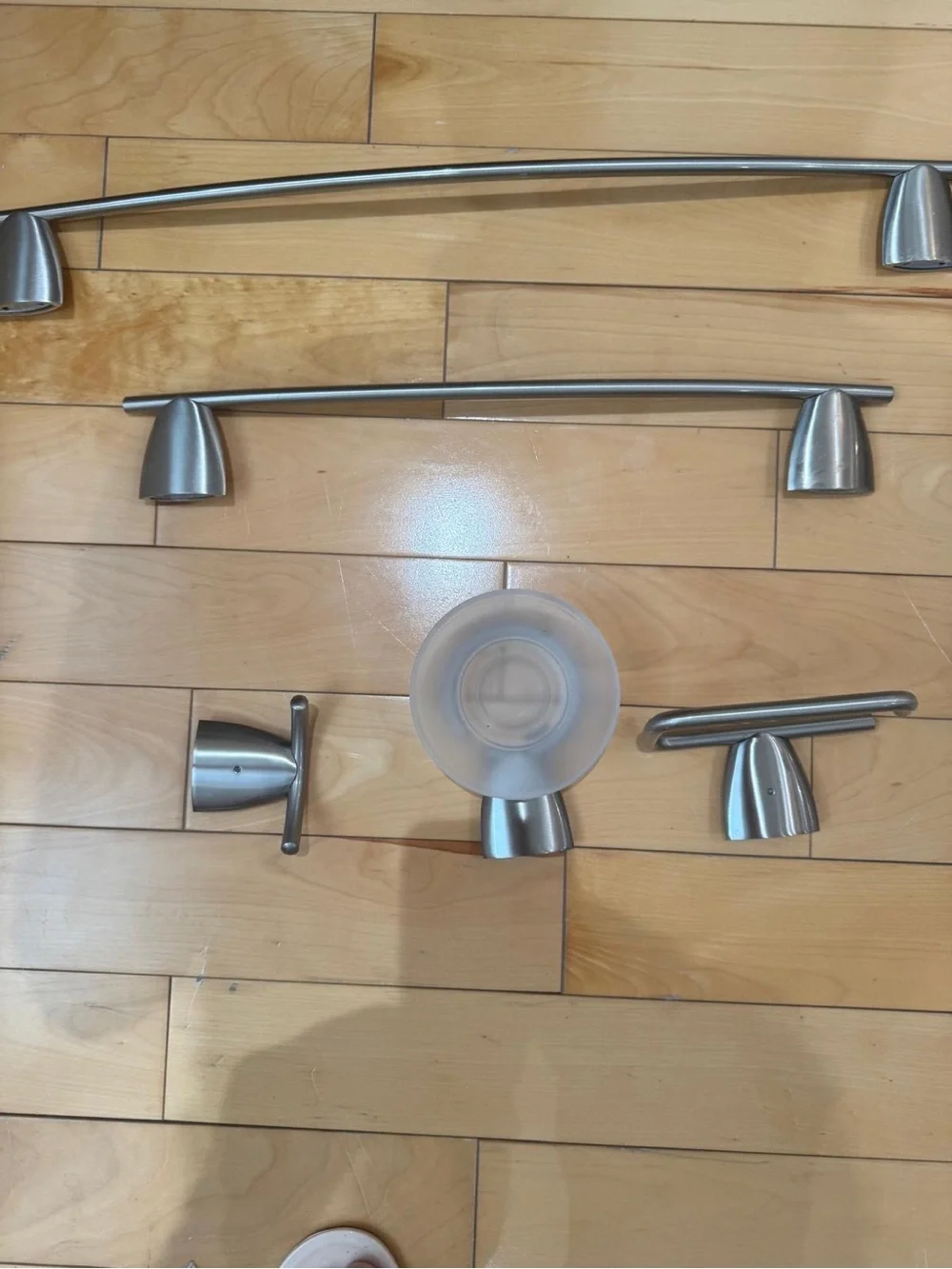 Brushed Nickel Bath Hardware Set - 5-Piece